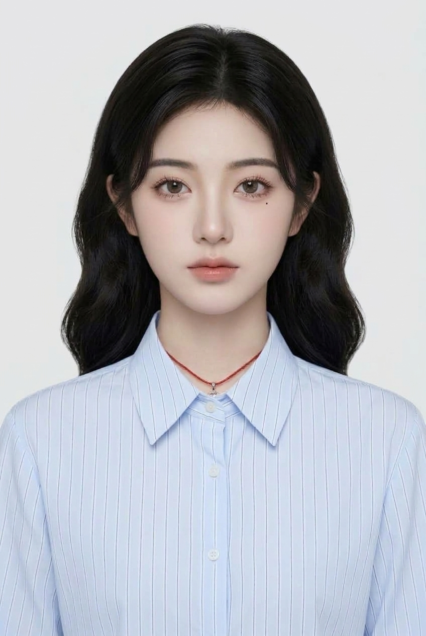 一寸标准证件照